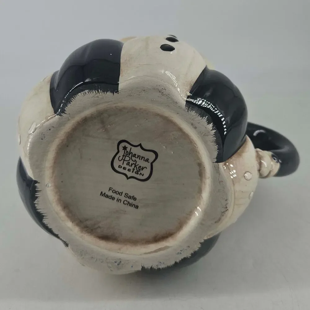 Johanna Parker Halloween Vampire Dracula Pumpkin Peep Mug Folk Art Fall